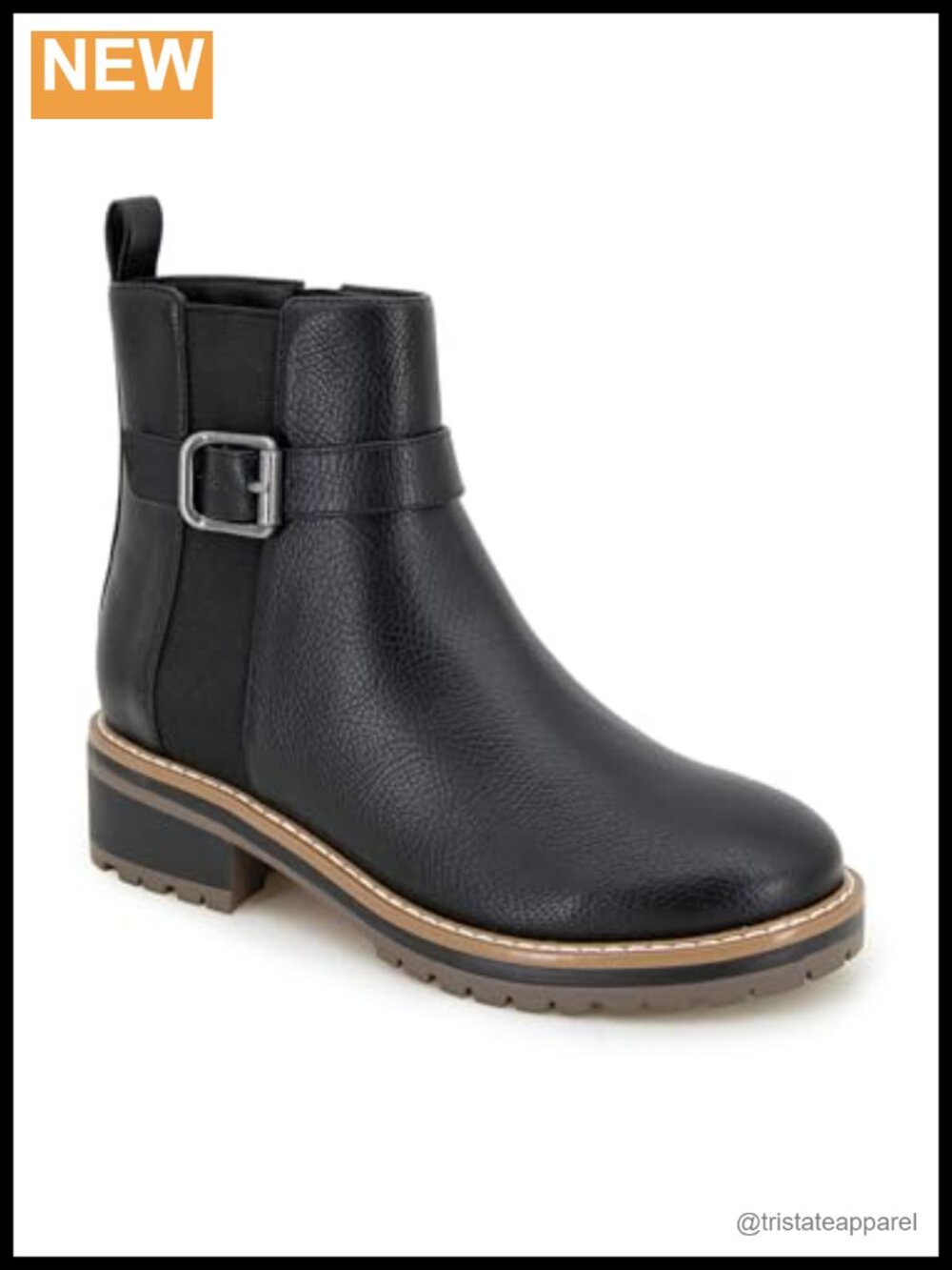 Kensie Kelly Women's Ankle Chelsea Boots with Zipper Entry
